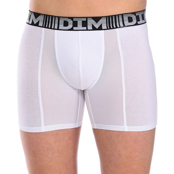 Boxers Långa - Dim 3D Flex Air - Pack om 2 - Bomull - Svart - Optimal Komfort Vitt stål/vit 4