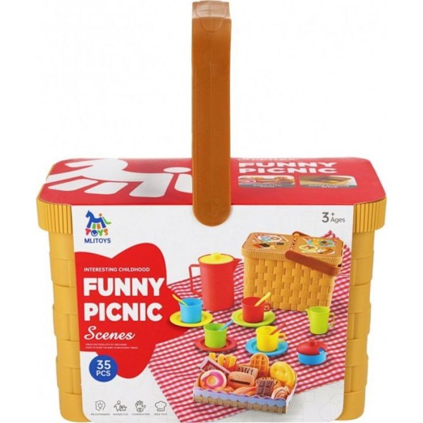 Mega kreativ picknickkorg - 13462 - PLAT KUCH PICKNICKKORG AKC 23X16X16 MC 24
