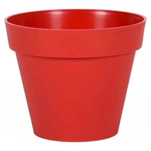 EDA Rund toskansk blomkruka - Ø 30 x H 26 cm - 10 L - Rubinröd rubinröd