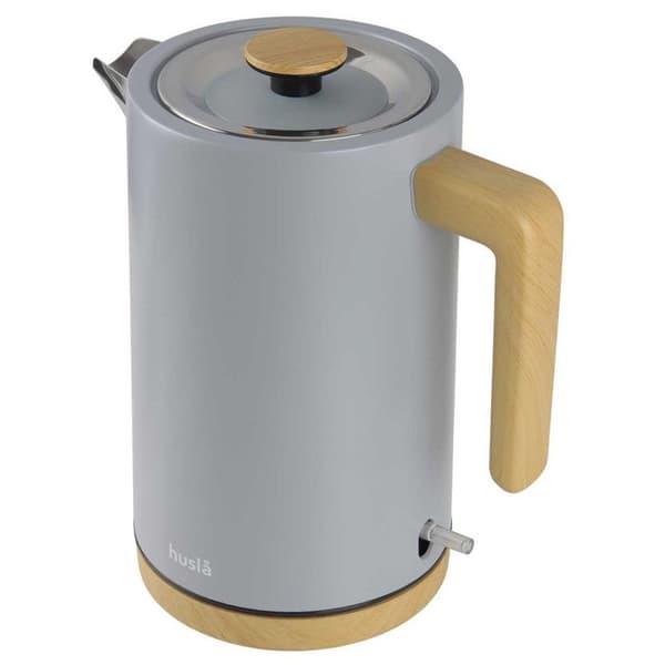 Elkittel - KING HOFF - HUSLA 1,5L - 2000W - Grå - Rotationsbas - Vattennivåindikator