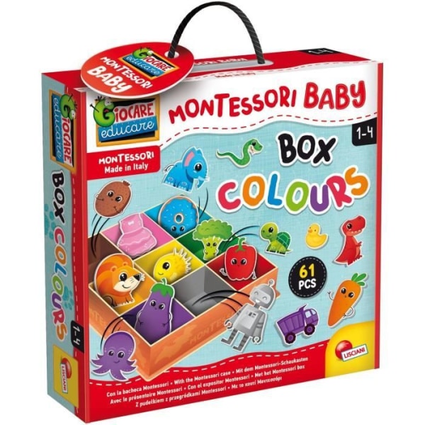 Box Colors - lärande spel - baserade på Montessorimetoden - LISCIANI
