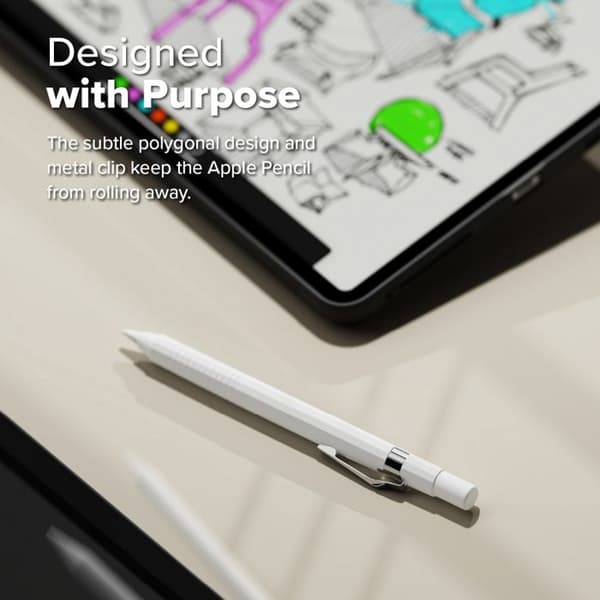 Ringke silikonfodral för Apple Pencil — Svart Svart