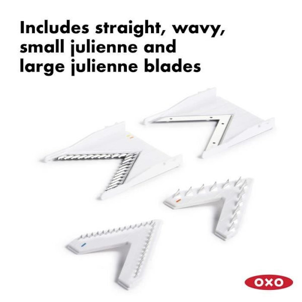 Oxo Good Grips 1071480 Mandolin i V med Kubfunktion - 1155700