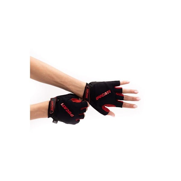 Handskar (vante) - DUCATI - Svart - Antivibrationsgel Svart