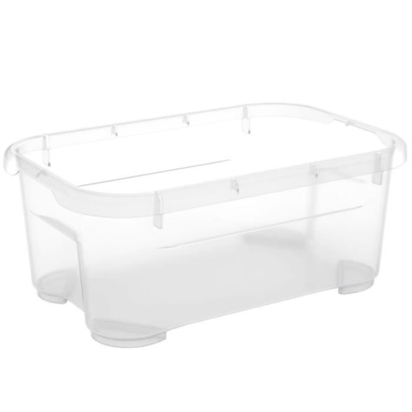KIS T Box Mini, Förvaringslåda, Transparent, Rektangulär, Plast, Enfärgad, Inomhus, Utomhus