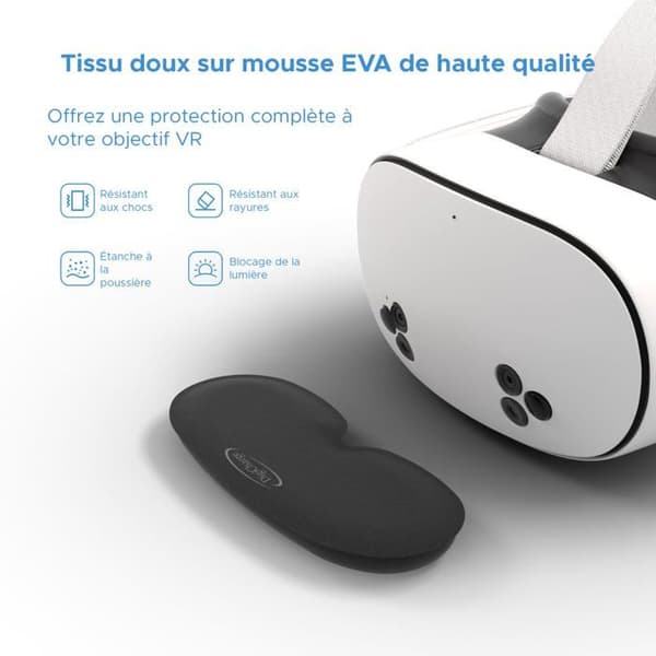 Digicharge VR Cache Objektivskyddsöverdrag för Meta Quest 3S, 3S Xbox Edition, Quest 3, Quest 2, Oculus Quest, Rift