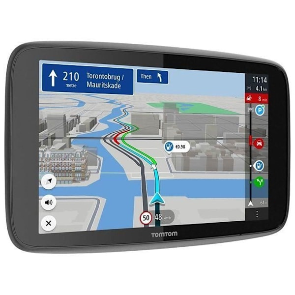 TomTom GO Discover Car GPS, 5 Inches, Trafikinfo, Danger Zone Alerts, Världskartor, Snabbuppdatering via WiFi, Parkin