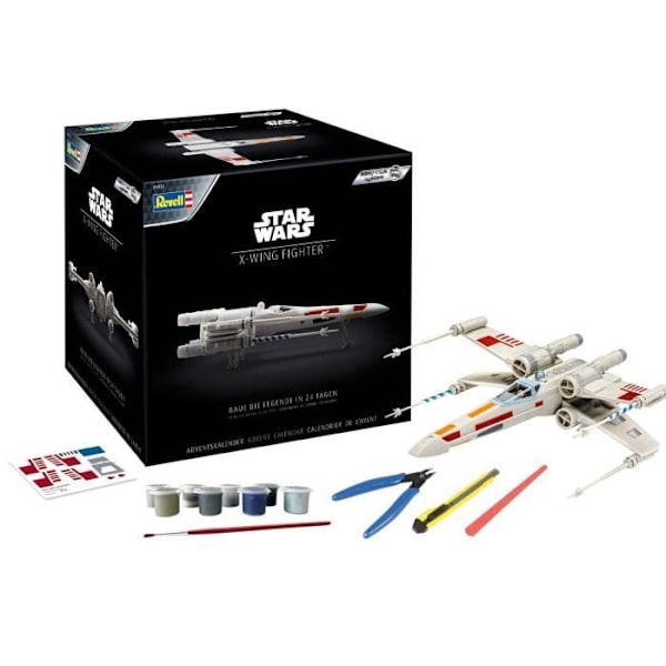 Star Wars adventskalender: X-wing Fighter - Easy Click - Revell - Enfärgad Enfärgad