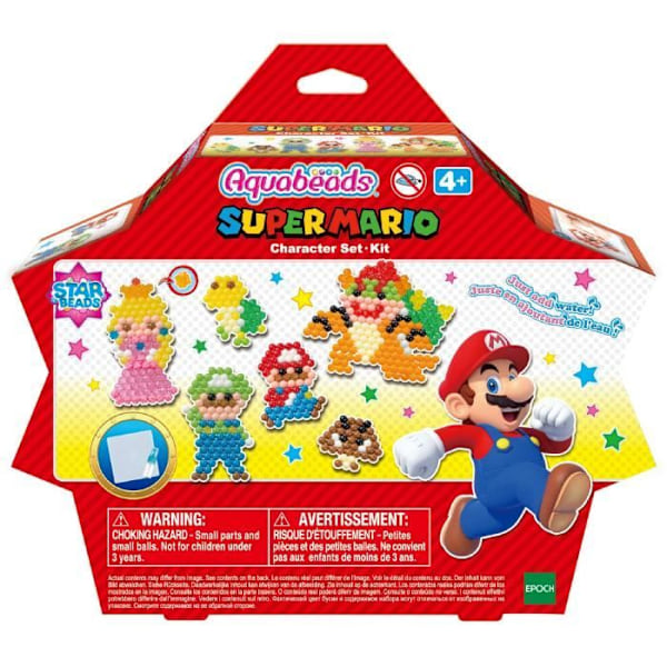 Super Mario-kit - AQUABEADS - Pärlor som fastnar i vatten Flerfärgad