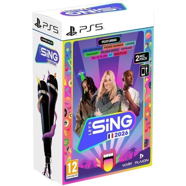 Låt oss sjunga 2026 + 2 Micros - PS5-spel