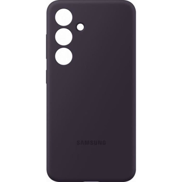 SAMSUNG S24 Silikonfodral Mörklila