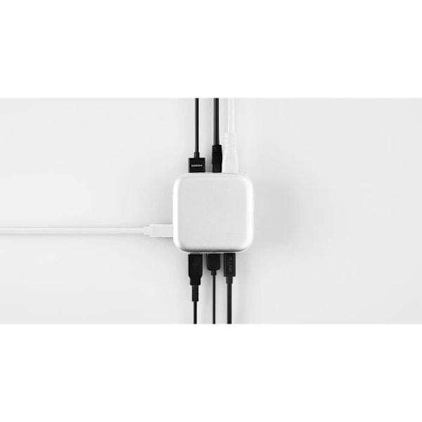 USB-C strömförsörjning - LMP - PowerDock - 100 W - 5 portar - Vit