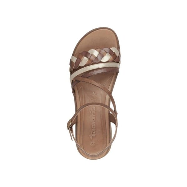 Sandal - barfota Tamaris - 1-1-28250-20 - Damklackad sandal Storlek: EU Cognac Comb 42