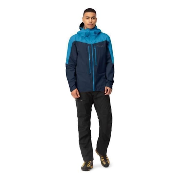 Outdoorjacka - Norrona - Falketind - Gore-tex Paclite - Vattentät - Andningsbar - Lätt Blå S