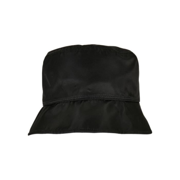 Flexfit nylon sherpa bucket hatt - svart/vit - TU