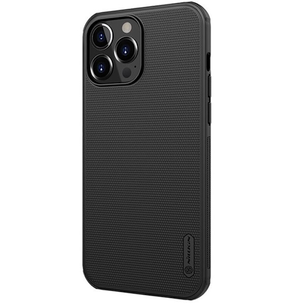 Skyddsfodral för iPhone 13 Pro Max - Nillkin Super Frosted Shield Pro Magnetisk - Svart svart