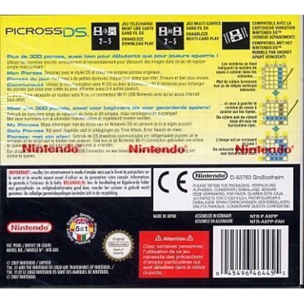 PICROSS / NDS konsolspel