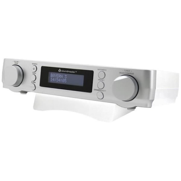 soundmaster UR2022SI Hängradio DAB+, FM DAB+, FM väckarklocka funktion silver