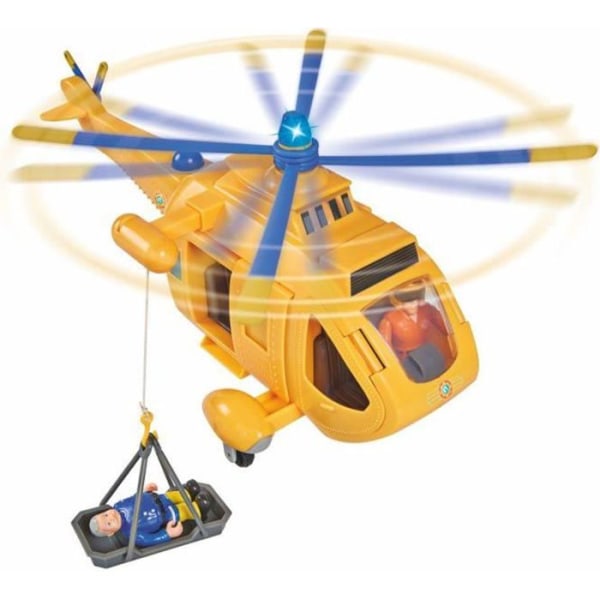 Brandman Sam - Helikopter Rescue Mountain Wallaby 2 Tom Ljus och ljud