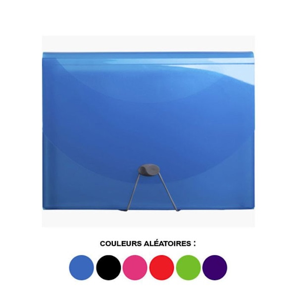 Trieur A4 Maxi - Exacompta - Iderama PP - 13 fackor - Halvtransparent - 240 x 320 mm Halvtransparent
