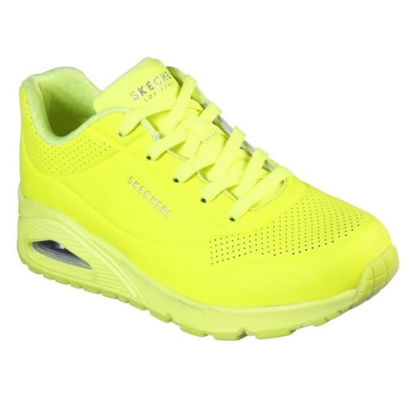 Skechers UNO Sneaker - NIGHT SHADES - Dam - Gul - Spetsar - Syntet Gul 38