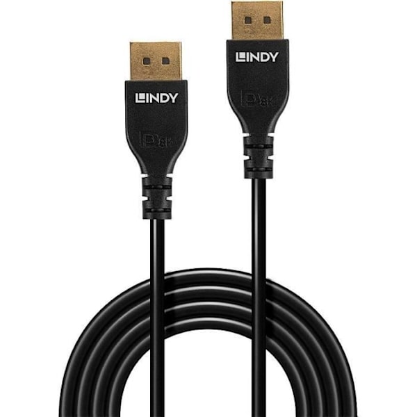 Lindy - 36461 - Slim DisplayPort 1.4-kabel, 1m