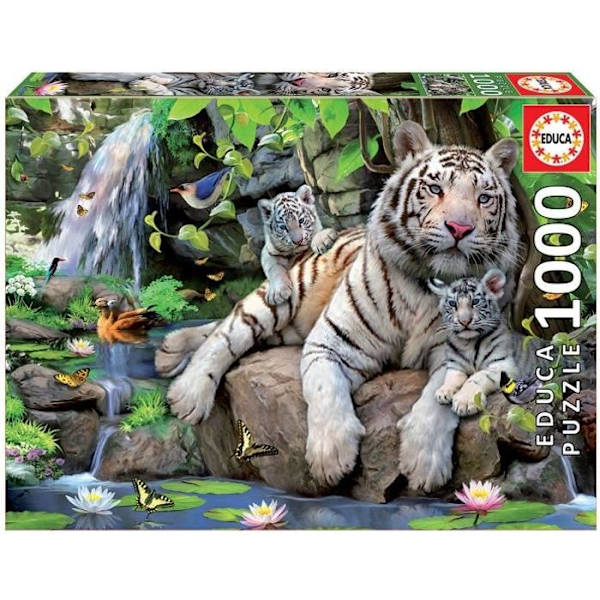 Animals Puzzle - EDUCA - 1000 bitar - Bengal Whites