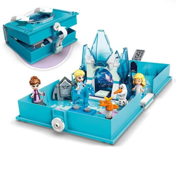 LEGO® Disney Princess™ 43189 Frozen 2 Elsa och Nokks sagobokäventyr, kreativ leksak för barn