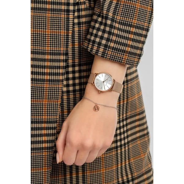 Armani Exchange Damklocka Quartz Analog Analog Stålarmband Ip-rosé AX7121 Ip-rosé