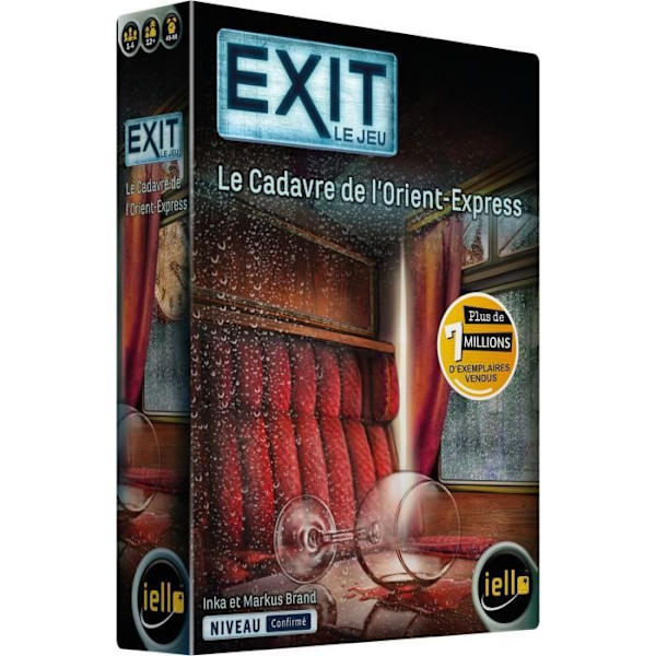 EXIT: The Game - The Corpse of the Orient Express - Escape Games - IELLO Flerfärgad