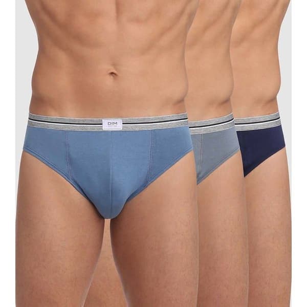 3-pack Ultra Resist Bomullskalsonger för Män Bl/gr/bl tre