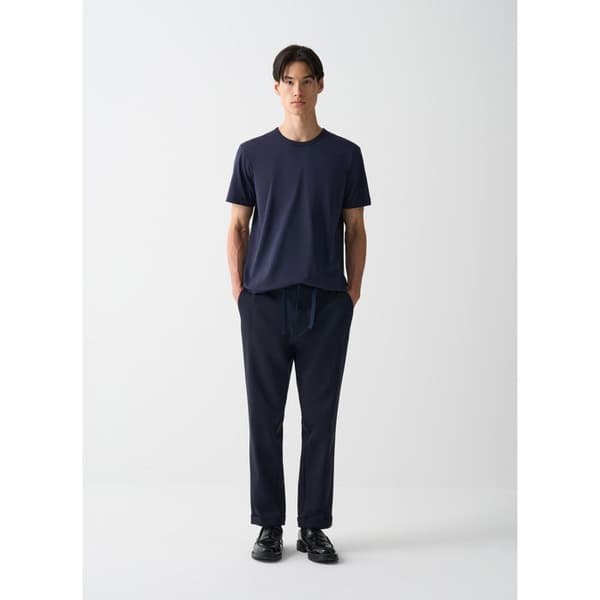 T-shirt i bomull Colmar - mörkblå navy mörkblå S