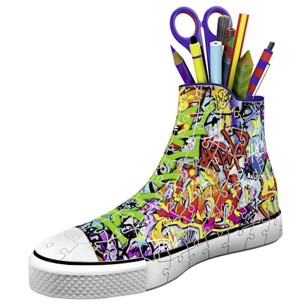 Pussel 3D 108 bitar: Graffiti Sneakersko