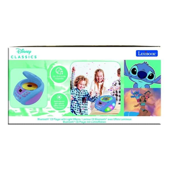 Bluetooth CD-spelare Stitch BLÅ