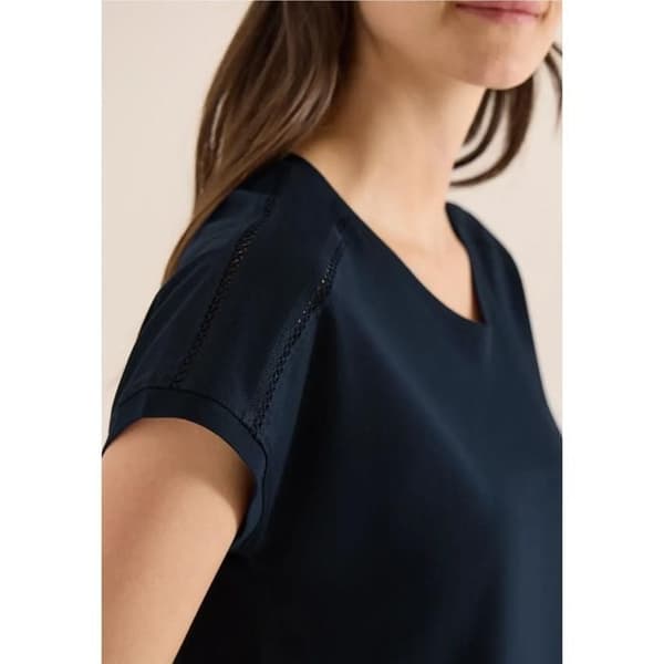 T-shirt dam Cecil Shoulder - universell blå universell blå S