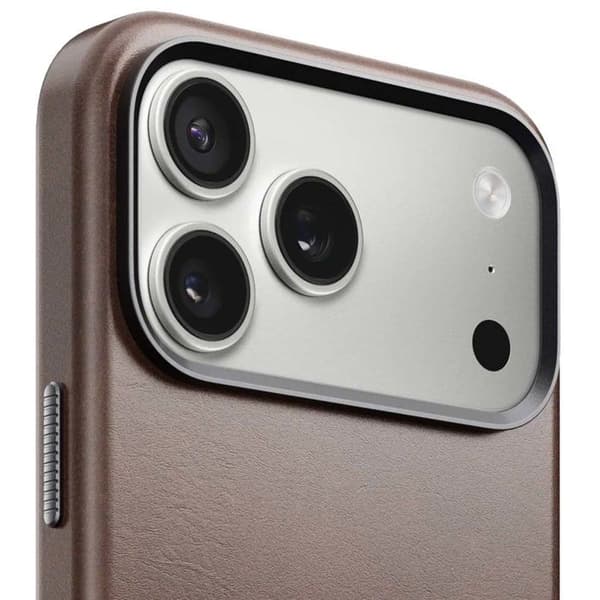 Magsafe-fodral - NOMAD - iPhone 17 Pro Max - Horween-läder - Stötsäker - Mörkbrun brun