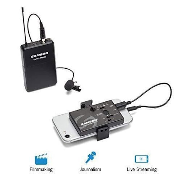 Mikrofon Lavalier - Samon - SWGMMSLAV - Mobil - Svart - Ljudsystem