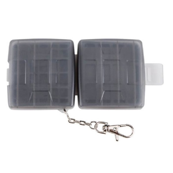 Mini fodral för minneskort - JJC - MC-11D - 4 SD och 4 MSD - Hård plast - Grå