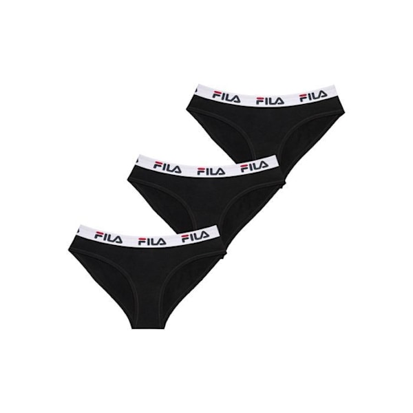 Fila Culottes i bomull FU6043 3-pack Dam Svart M