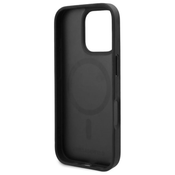 Coque Karl Lagerfeld MagSafe Karl Head för iPhone 16 Pro Max (svart)