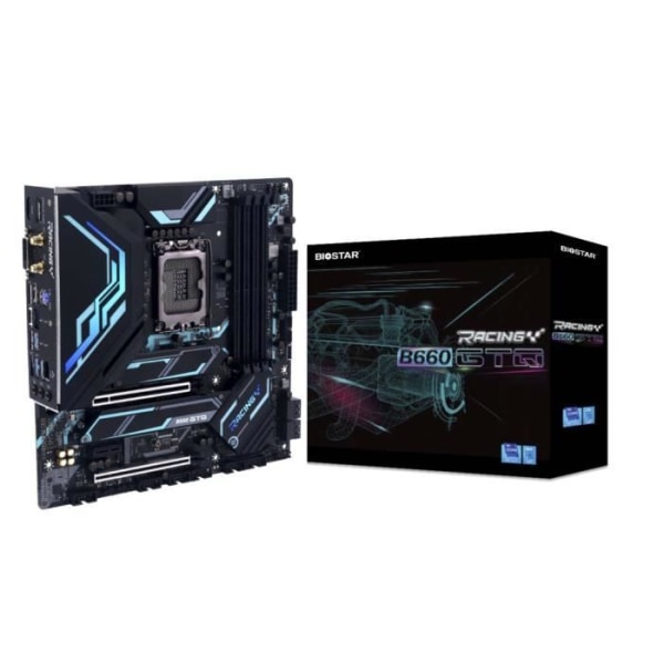 Moderkort - BIOSTAR - B660GTQ - Sockel LGA1700 - Micro ATX - DDR4 SDRAM