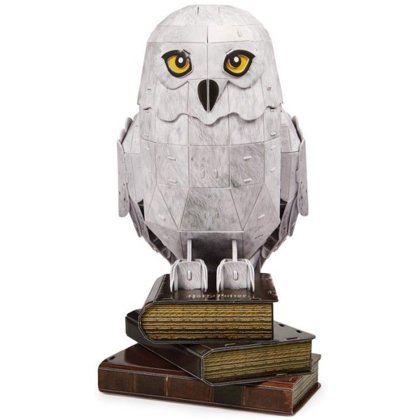 4D-pussel Bygg uggla Hedwig 3D-modell figur att montera