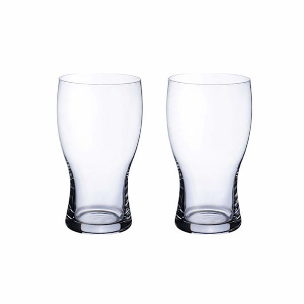 Villeroy - boch - 1137858165 - Purismo Pint de Beer, Set med 2, 650 ml, Kristallklart, Transparent