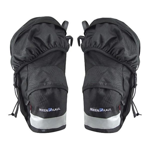 Bakficka - KLICKFIX - Classic - Svart - 900 g - 25 L - Regnskydd ingår Blå