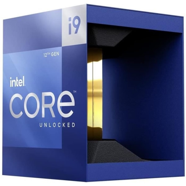 Processor - INTEL - Core i9-12900K - 16 kärnor (8P + 8E) - Sockel LGA1700 - Chipset Series 600 - TDP 125W (BX8071512900K)