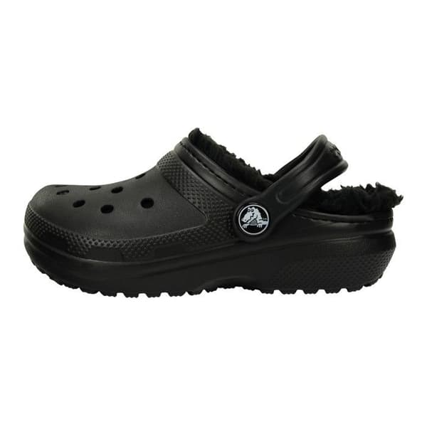 Bebisskor - Crocs - Classic Lined - Mjuk foder - Lätta - Perfekt passform Svart/svart 22