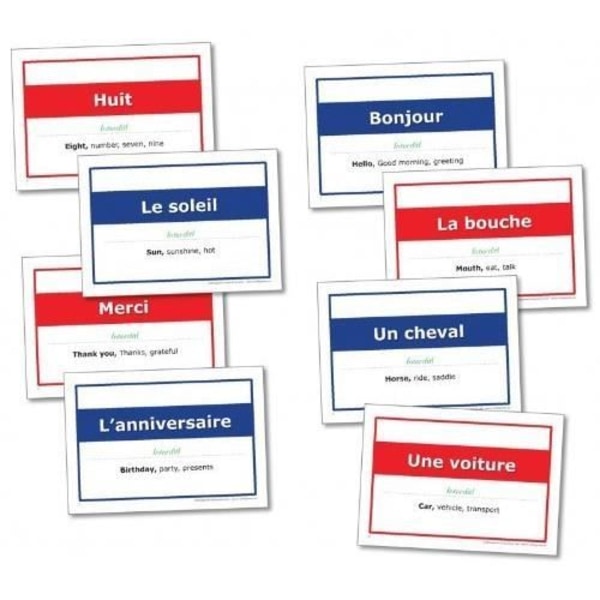 Wildgoose Education French Forbidden Words Game Card (paket med 20) - FR2220