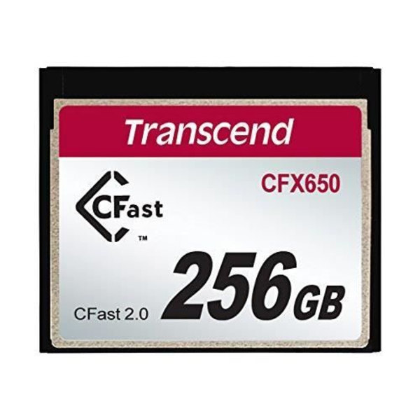 Transcend CFast 2.0 CFX650 Flash-minneskort - 256 GB - CFast 2.0