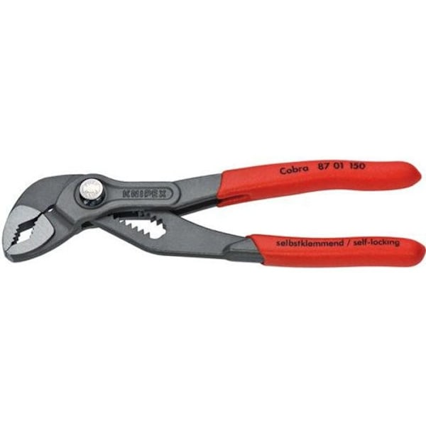 Multigriptång - KNIPEX Cobra - Röd - 150 mm - Universalt klämverktyg