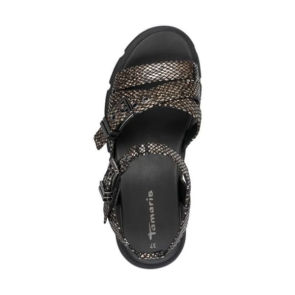 Tamaris Sandaler med Rem - Svart Orm Svart orm 39